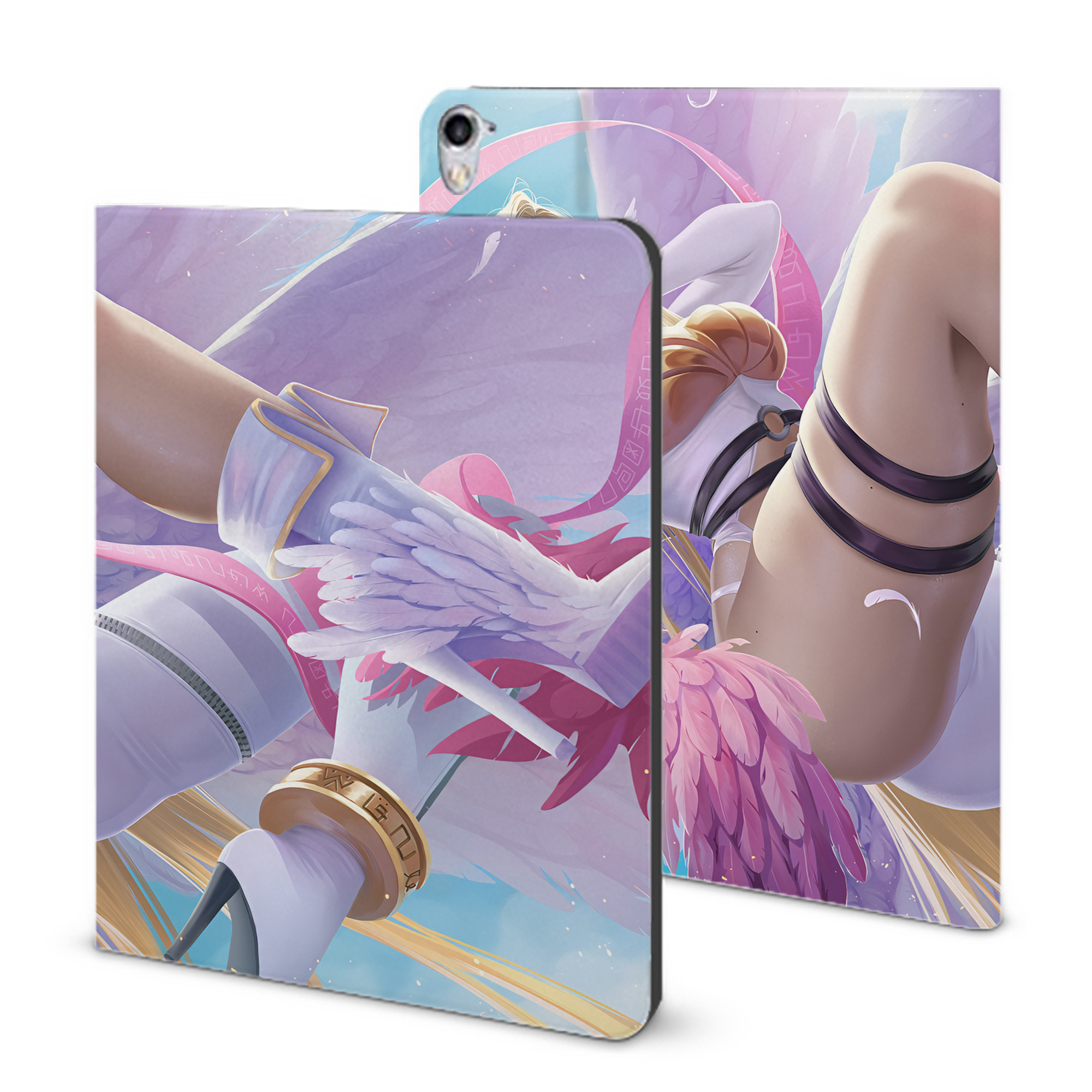 （画像用） Digimon デジタルモンスター/デジモン IPad ケース ブック型 PUレザー TPU 耐衝撃 軽量 薄型 ペン収納なし 全面保護 IPad 各モデル対応